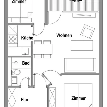 アパート Ostseeblick